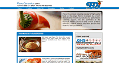 Desktop Screenshot of flavordynamics.com
